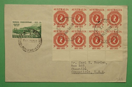 DR WHO 1953 AUSTRALIA TO USA w1285