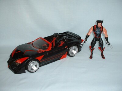 THE X-MEN WOLVERINE MUTANT RACER Car & Action Figure Toy Set