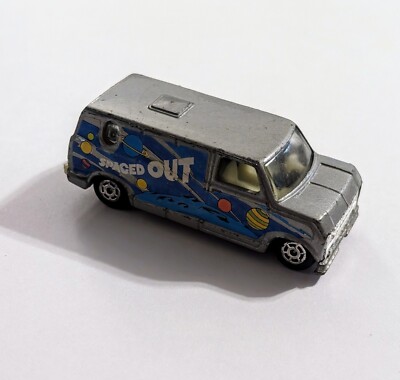 Vtg Yatming Diecast Spaced Out Van #1501 - Made In Hong Kong - Solar System Toy