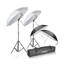 Emart Photo Studio Double Off Camera Speedlight Flash Umbrella Kit, Shoemount...
