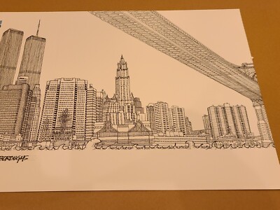 trifold poster BEASTIE BOYS - TO THE 5 BOROUGHS - nyc skyline