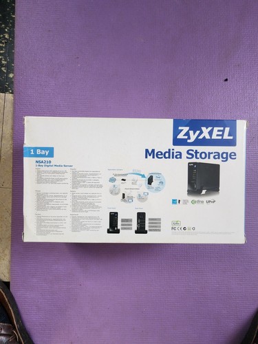 ZyXEL 1Bay NSA210 Digital Media Server Storage - Picture 3 of 4