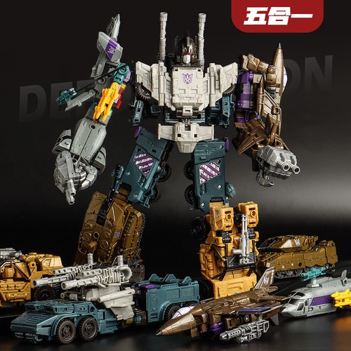 Deformable Robot Bruticus Combaticons HZX 5 In 1 Action Figure IDW 12" No box! - Picture 3 of 11