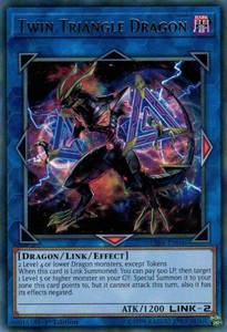 Twin Triangle Dragon - CIBR-EN046 - Rare - 1st Edition x3 - Near Mint