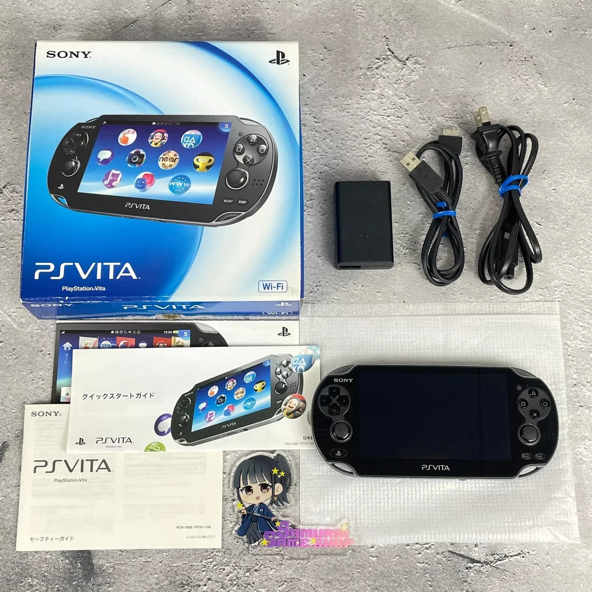 PS Vita PCH-1000 Sony Playstation Console Accessory Complete Box Set  Excellent