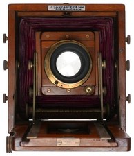 Lancaster Son Instantograph Ca. 1935 wooden camera OPTIMUS