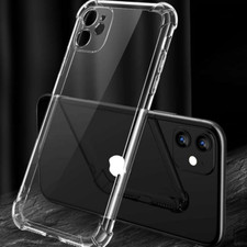 For iPhone 11 Pro Max XR Xs 8 7 6s Plus Clear Case Cover Slim Shockproof Bumper