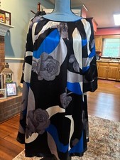 NINE WEST LADIES DRESS SIZE 4 LINED TENT DRESS