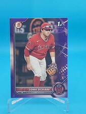 Sonny DiChiara 2022 Bowman Draft #BD-16 1st Bowman Purple Paper 95/250 - Angels