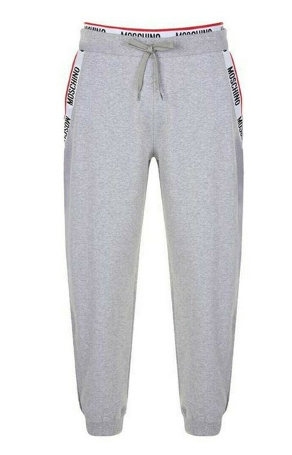 Moschino Underwear Mens Logo Tape Grey Jogging Bottoms | eBay