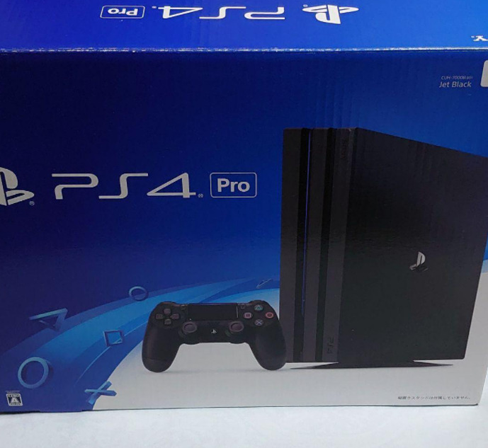 Sony PS4 PlayStation 4 Pro Jet Black 1TB CUH-7000B Console Fedex Fast  Shipping