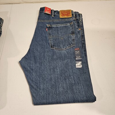 Brand New with Tags Men's Levis 517 Boot Cut Blue Denim Jeans Size 42x32