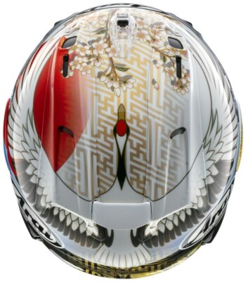 ARAI RX-7X TSUBASA Japanese design with lucky cranes FULL FACE
