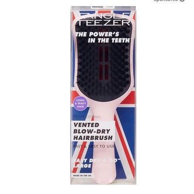 Tangle Teezer Ultimate Blow Dry Vented Hair Brush Quick Blow Dry Volume Pink