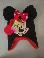 Minnie Mouse Hat And Gloves Set. New -cz132