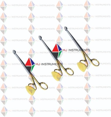 Trepsat Facial Flap dissector scissors set of 3pcs,10mm,15mm,20mm total length