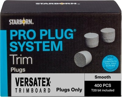Pro Plug System for Versatex Smooth Trim, 400 Plugs