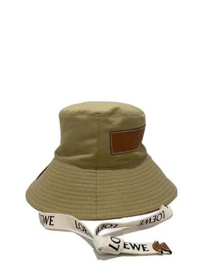 LOEWE/Bucket Hat/--/Cotton/BEG/Women's/k820hf1x24