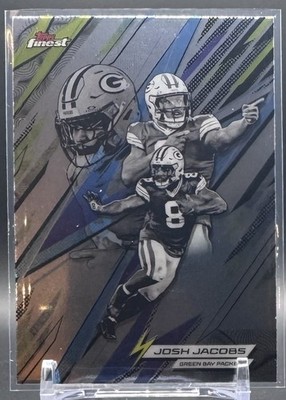 2025 Topps Finest JOSH JACOBS Power Kings PK-2 Green Bay Packers