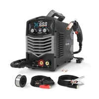 MIG Welder, 140A 110V Flux Core/Stick/Lift TIG 3 in 1 MIG Welding Machine, Ga...