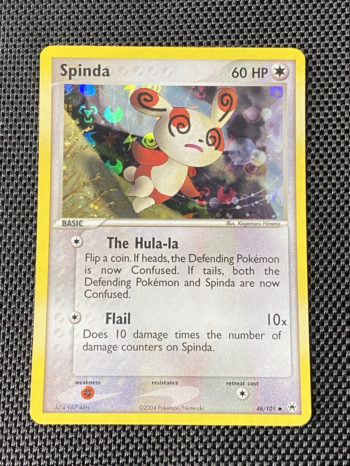 Spinda 48/101 Reverse Holo EX Hidden Legends 2004 Pokemon LP/NM