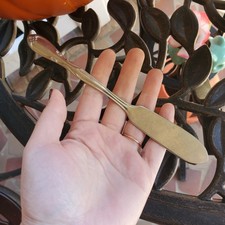 Vintage Stainless Steel Superior Made In Usa Floral Replacement Butter Knife