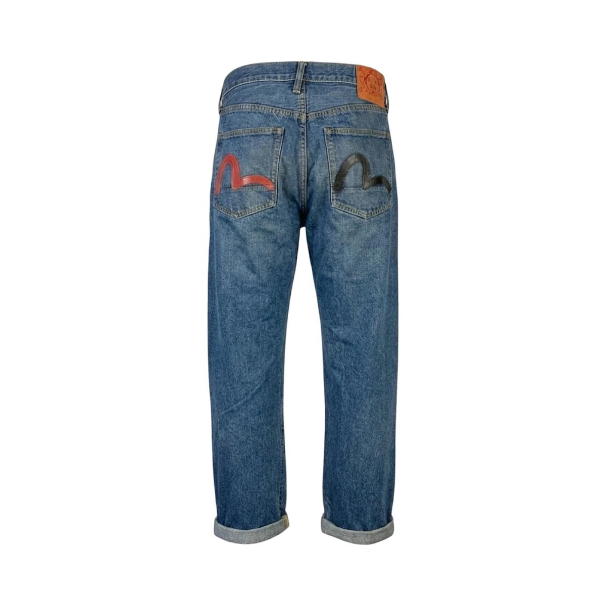 Preços baixos em EVISU Tamanho M Jeans Tamanho Regular para Homens