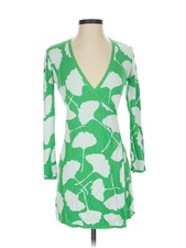 Diane Von Furstenburg For Target Women Green Casual Dress XS