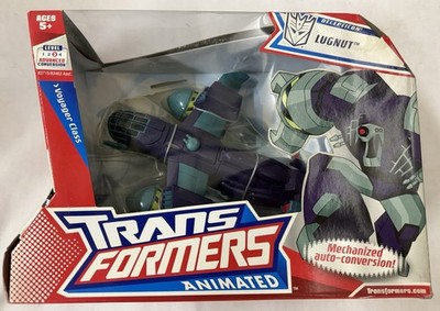 Transformers Animated Decepticon Lugnut Factory Sealed New 2008 Voyager Class