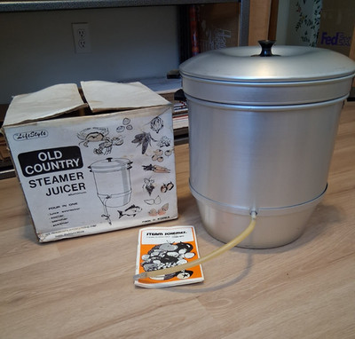 VINTAGE LIFE STYLE OLD COUNTRY STEAMER JUICER EXTRACTOR/COOKER/BLANCHER/STEAMER