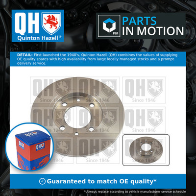 2x Brake Discs Pair Solid fits CITROEN ZX 1.9D Rear 93 to 97 248mm Set QH 424666
