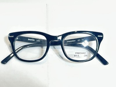 Shuron Freeway 54-24 Black Eyeglasses Frame USA NOS Vintage Optical Glasses