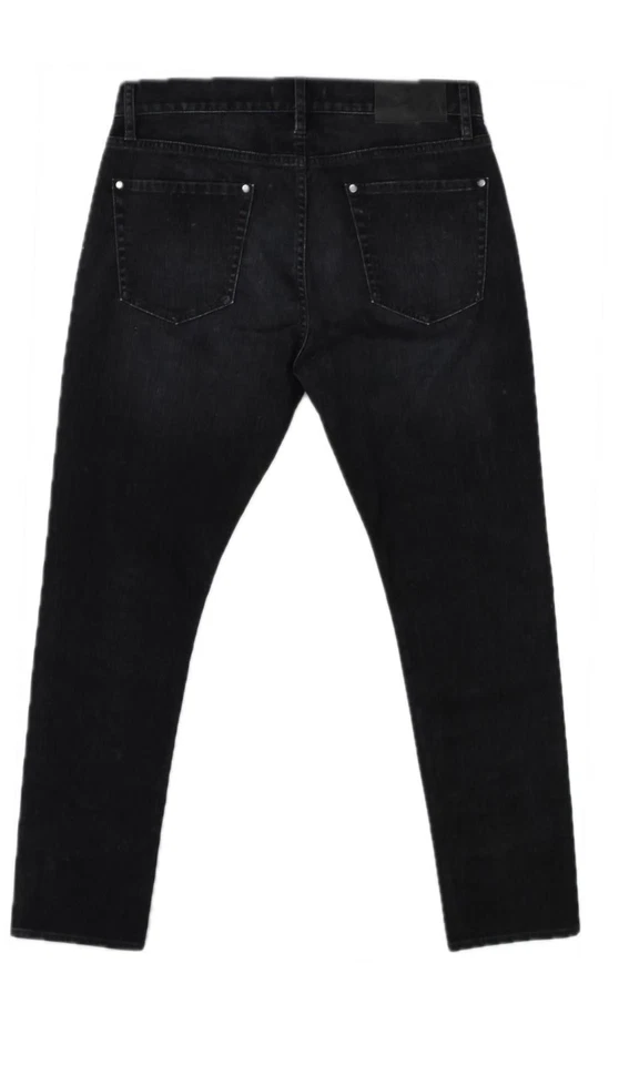Pantalones John Varvatos Hombre Terciopelo Negro 5 Bolsillos 31 X 32 Nuevos Foto 2 de 4