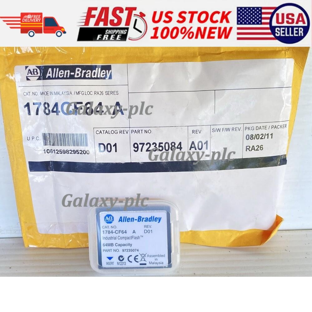 Allen-Bradley 1784-CF64 Memory Card 1784CF64 NEW AB 1PC US Free Tax