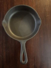 CRACKED! Vintage Wagner Ware Sidney -O- 1053J Cast Iron Skillet #3