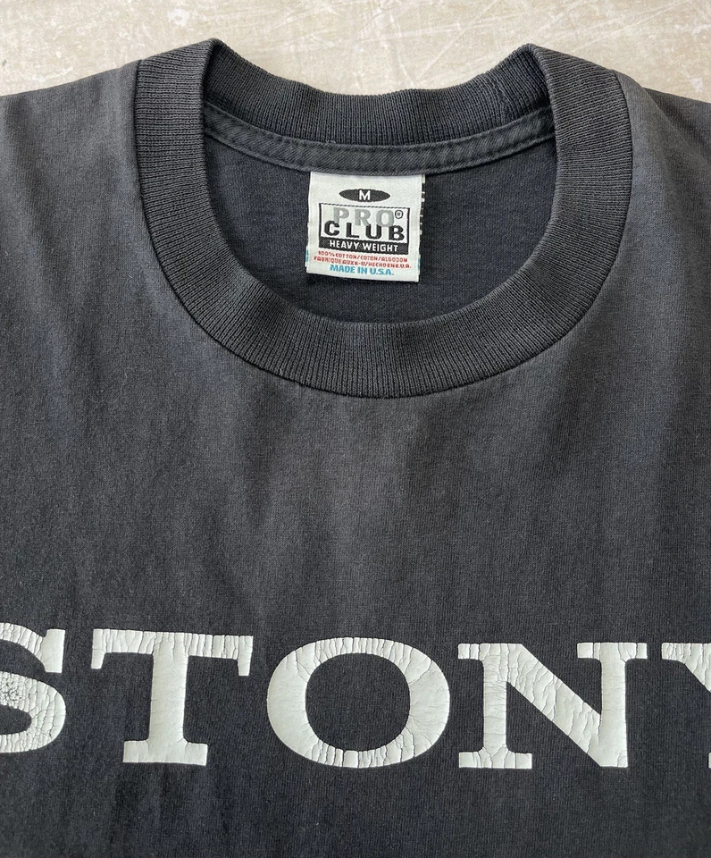 Vintage 420 Stony Sony Logo Spoof Joke Tee Made in USA Weed Marijuana T-shirt - Image 2 of 4