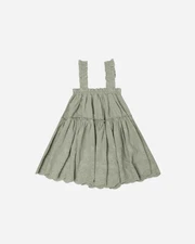 Rylee + Cru Cicily Dress Grapevine Embroidery Girls Size 8-9 Years