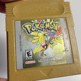 Pokemon Gold Version (Gameboy Color GBC) Authentic New Save Battery Tested