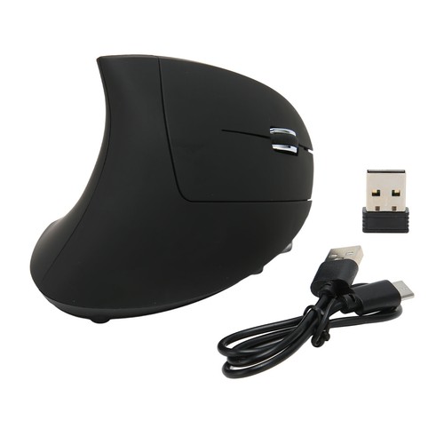Vertical Mouse 2.4Ghz Wireless 3 DPI Breathing Light Quiet Plug And Play Erg Kit - Picture 5 of 22