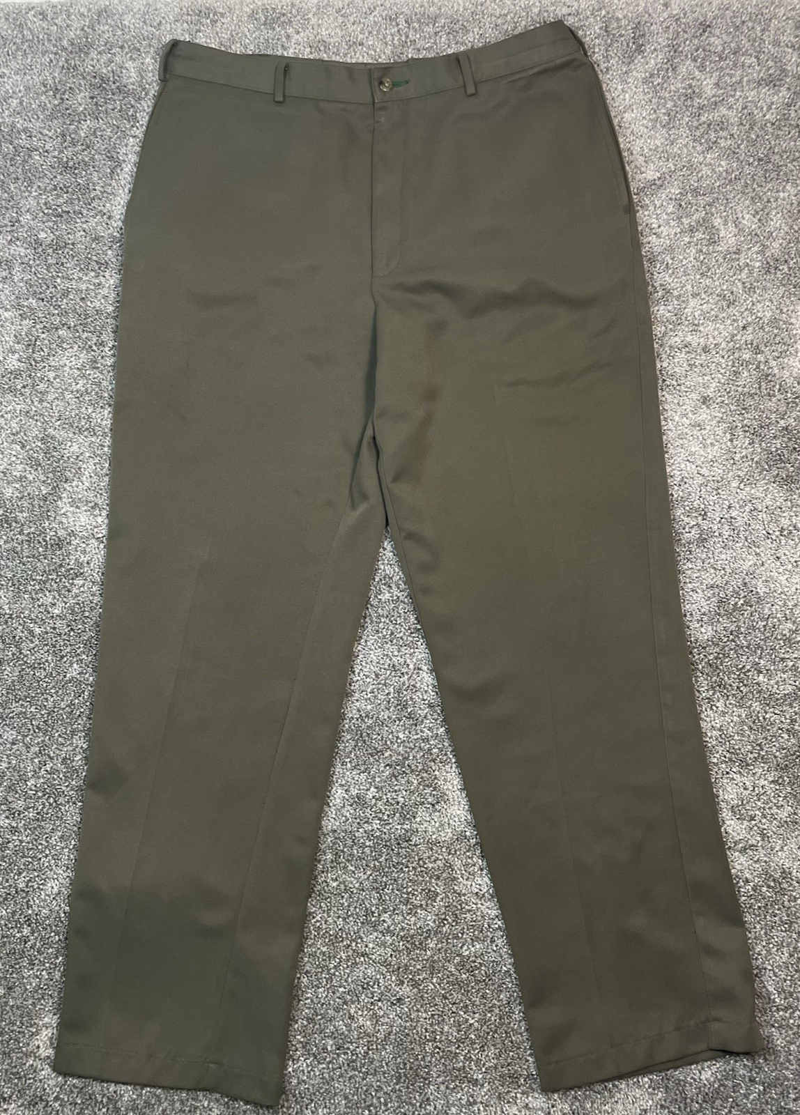 Tommy Hilfiger Men's Chino pants 36x32 Olive Green Dress Trousers
