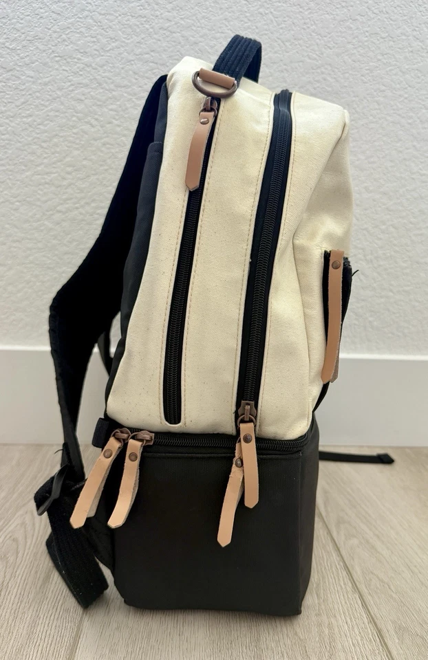 Mochila Petunia Pickle eje inferior en abedul/negro + kit de lujo entre mezcla Foto 3 de 4