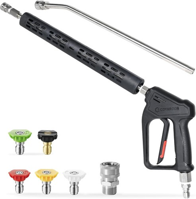 #ad COYARDOR 4000 psi Pressure Washer Gun Extension Lance with Spray Tips 304 Steel $70.79
