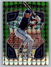 2021 Panini Mosaic #P5 Christian Yelich Producers Green