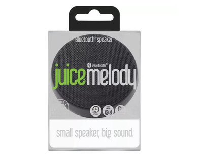 Juice Eco Melody Tragbarer Bluetooth Wireless Lautsprecher - Schwarz