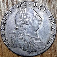 1787 George III Sixpence 6d Great Condition 3.0 grams Sterling Silver