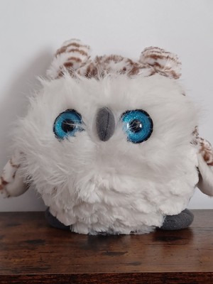 Wild Republic WILD ROLLER EULE 6 Zoll Plüschtier blaue Augen Stofftier 
