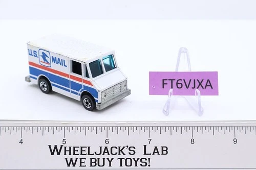 Letter Getter U.S. Mail Truck 1976 1977 Hot Wheels Blackwall Mattel WHITE Vtg RL