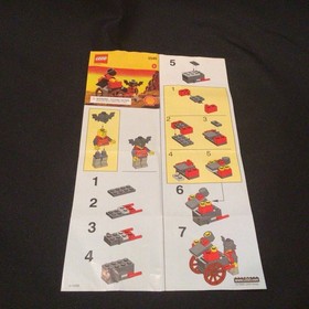 LEGO Vintage Shell promo set 2540 Fright Knights flying catapult cart w BOX!