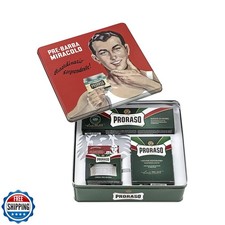 Proraso Shaving Kit for Men  Refreshing and Toning Pre-Shave Cre