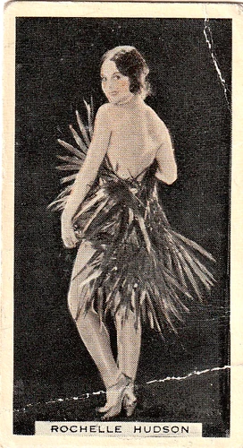 ROCHELLE HUDSON-godfrey phillips STAGE & CINEMA  hollywood PIN-UP 1934 cig card